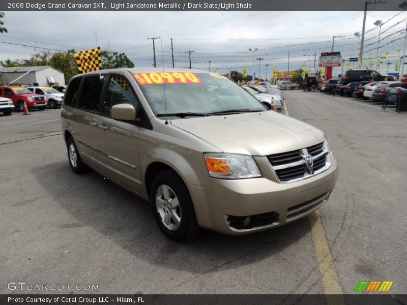 Light Sandstone Metallic / Dark Slate/Light Shale 2008 Dodge Grand Caravan SXT