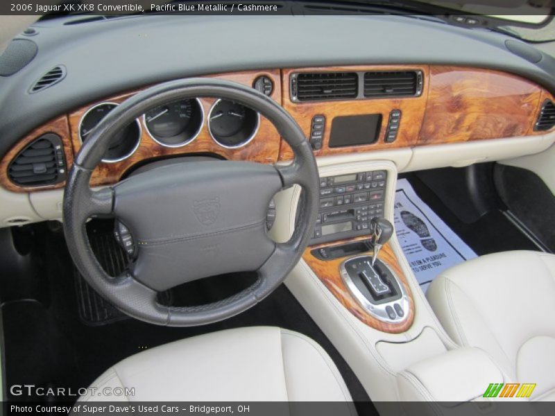 Pacific Blue Metallic / Cashmere 2006 Jaguar XK XK8 Convertible