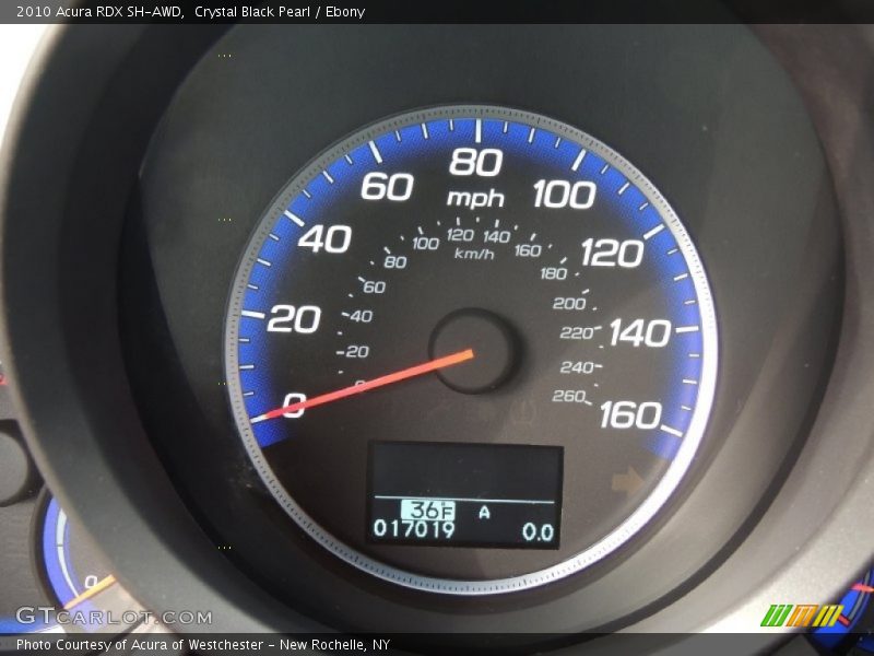 Crystal Black Pearl / Ebony 2010 Acura RDX SH-AWD