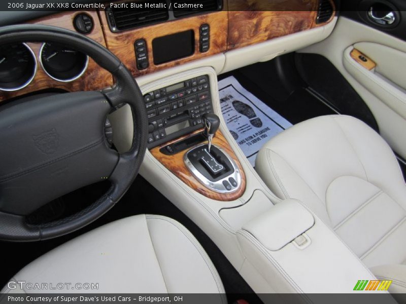 Pacific Blue Metallic / Cashmere 2006 Jaguar XK XK8 Convertible