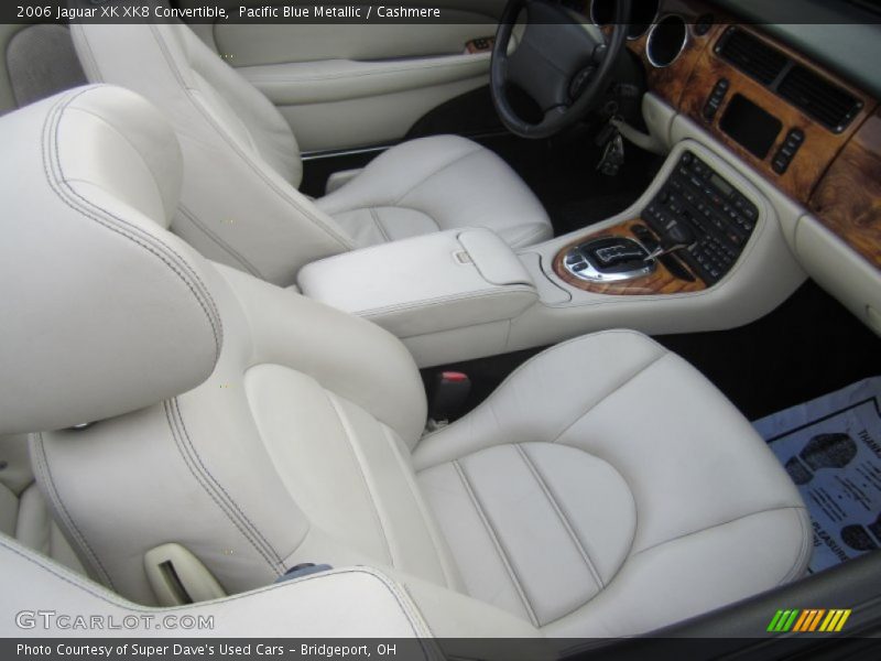 Pacific Blue Metallic / Cashmere 2006 Jaguar XK XK8 Convertible