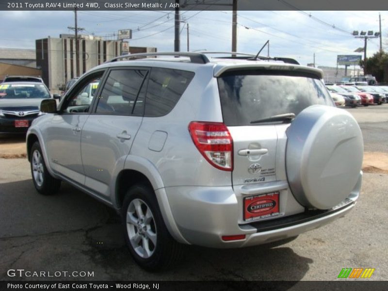 Classic Silver Metallic / Ash 2011 Toyota RAV4 Limited 4WD