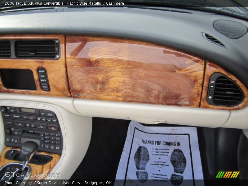 Pacific Blue Metallic / Cashmere 2006 Jaguar XK XK8 Convertible