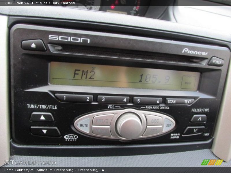 Audio System of 2006 xA 