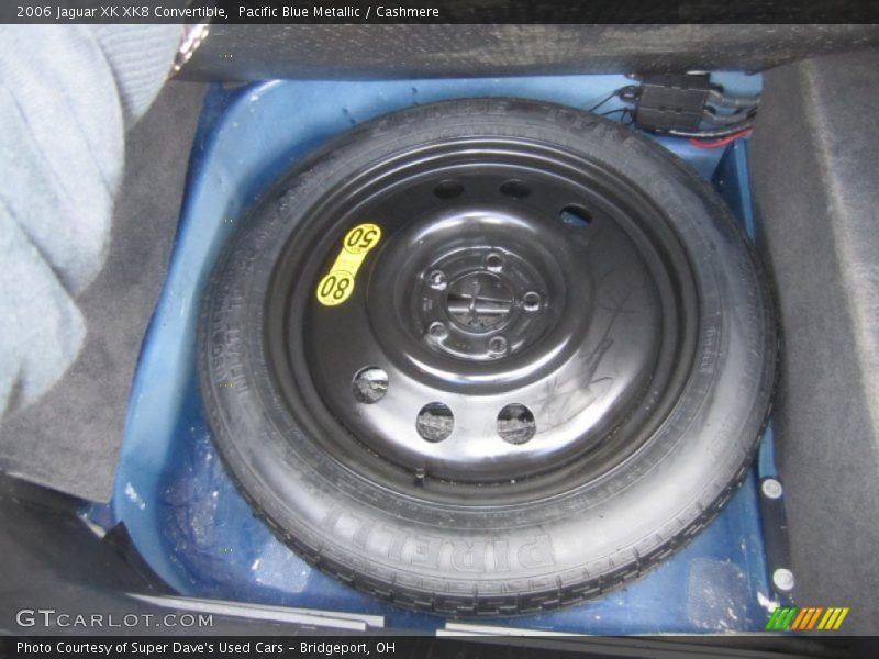 Pacific Blue Metallic / Cashmere 2006 Jaguar XK XK8 Convertible