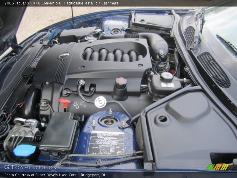 Pacific Blue Metallic / Cashmere 2006 Jaguar XK XK8 Convertible