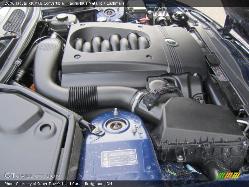 Pacific Blue Metallic / Cashmere 2006 Jaguar XK XK8 Convertible