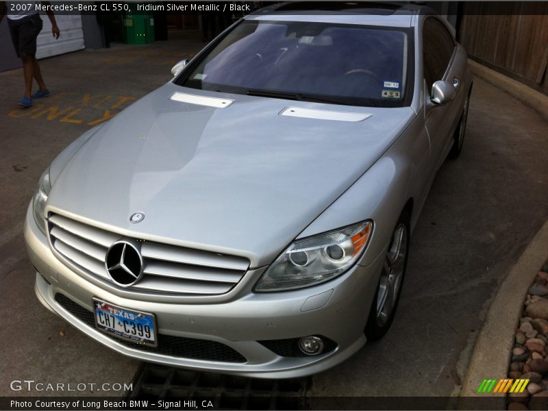 Iridium Silver Metallic / Black 2007 Mercedes-Benz CL 550