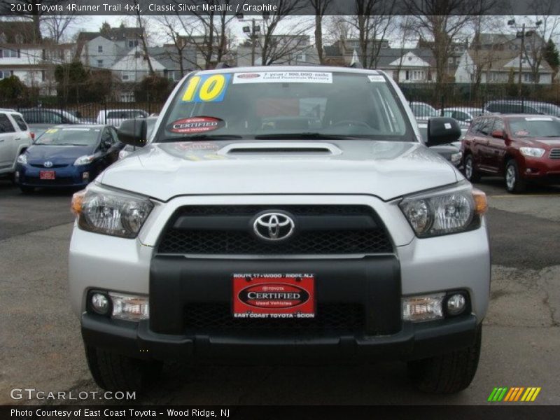 Classic Silver Metallic / Graphite 2010 Toyota 4Runner Trail 4x4