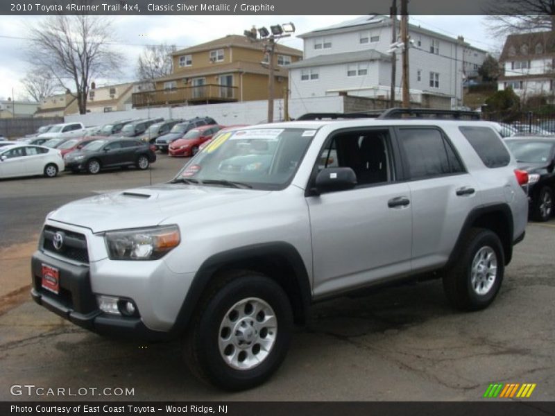 Classic Silver Metallic / Graphite 2010 Toyota 4Runner Trail 4x4