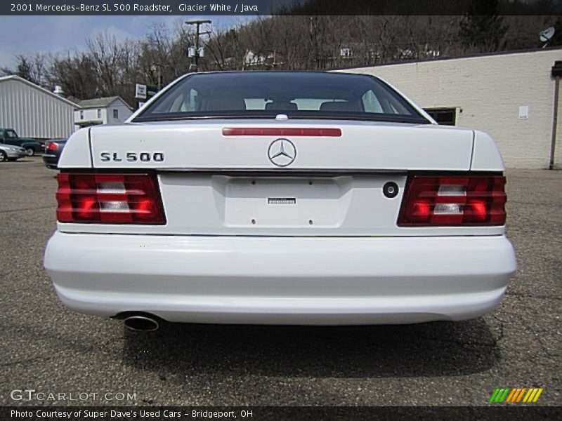 Glacier White / Java 2001 Mercedes-Benz SL 500 Roadster