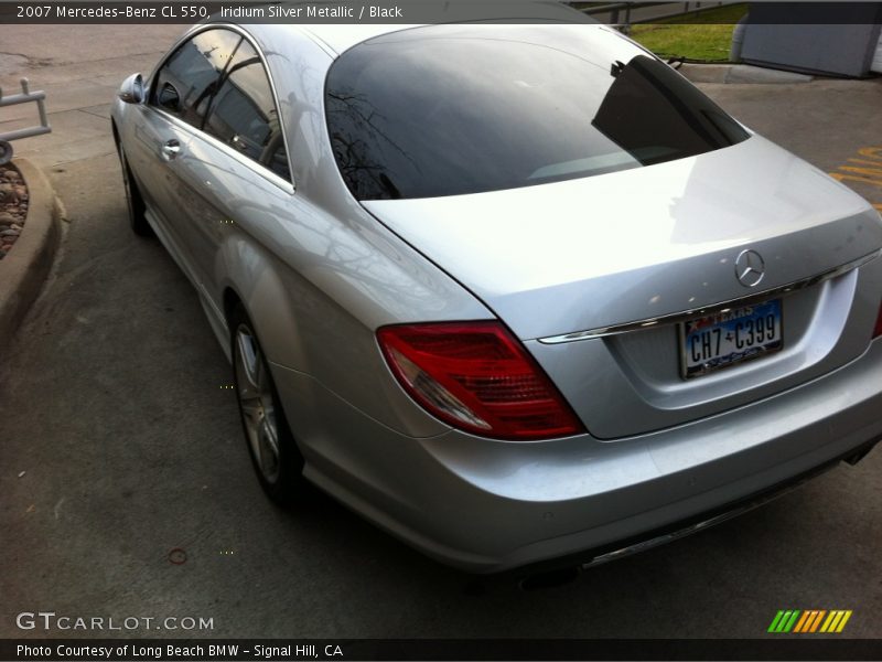 Iridium Silver Metallic / Black 2007 Mercedes-Benz CL 550