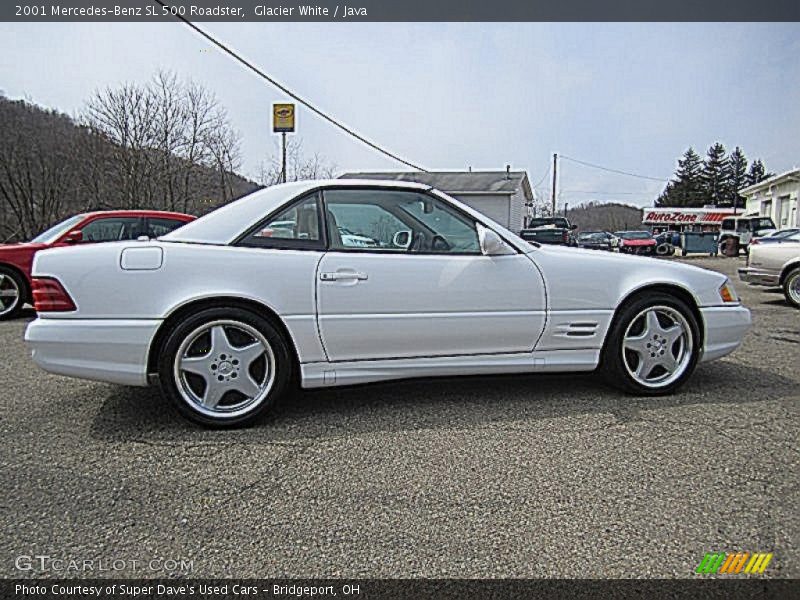 Glacier White / Java 2001 Mercedes-Benz SL 500 Roadster