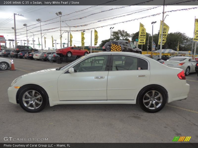  2006 G 35 x Sedan Ivory White Pearl