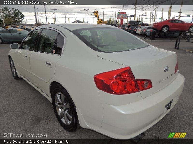  2006 G 35 x Sedan Ivory White Pearl