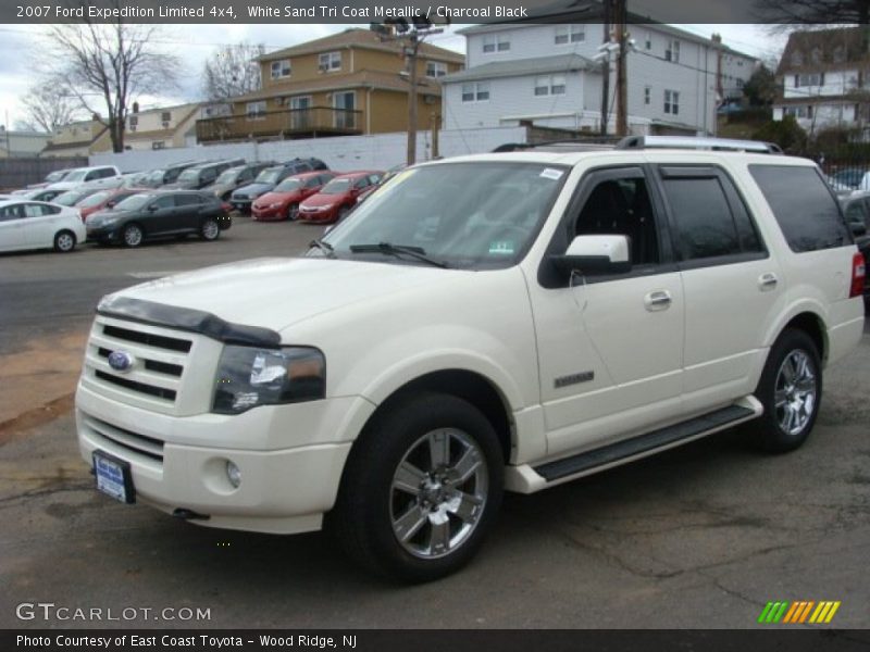 White Sand Tri Coat Metallic / Charcoal Black 2007 Ford Expedition Limited 4x4