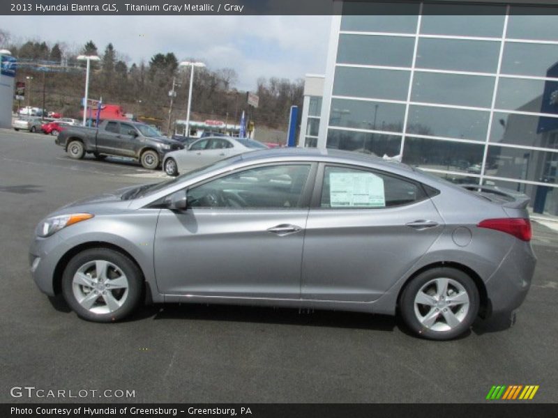 Titanium Gray Metallic / Gray 2013 Hyundai Elantra GLS