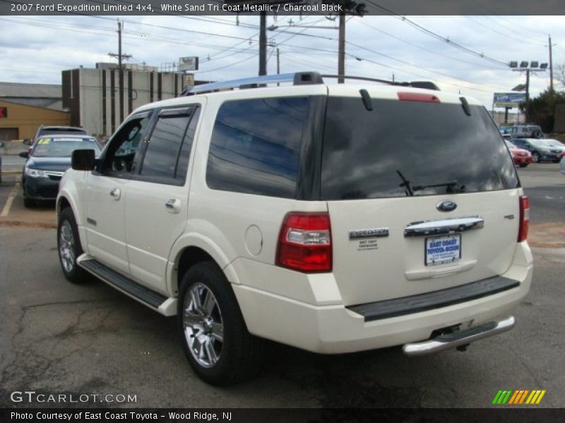 White Sand Tri Coat Metallic / Charcoal Black 2007 Ford Expedition Limited 4x4