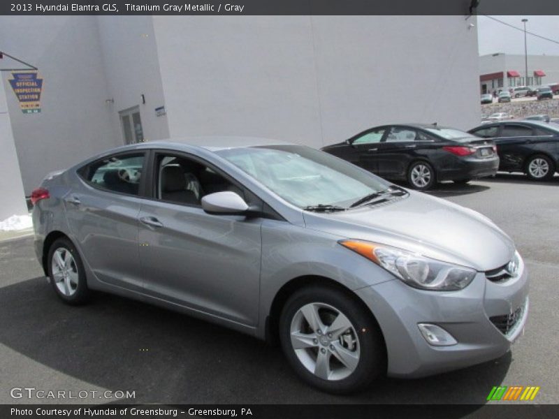 Titanium Gray Metallic / Gray 2013 Hyundai Elantra GLS