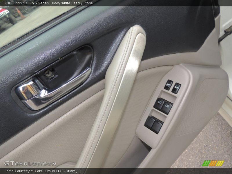 Ivory White Pearl / Stone 2006 Infiniti G 35 x Sedan