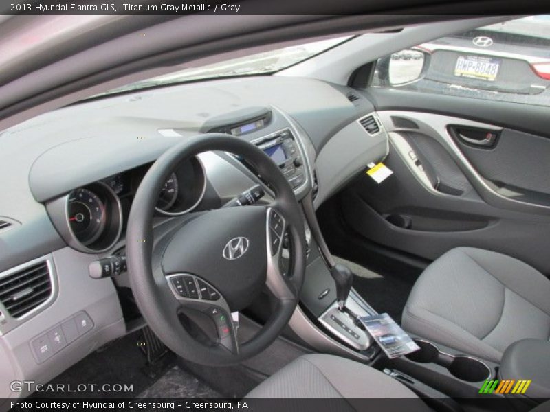 Titanium Gray Metallic / Gray 2013 Hyundai Elantra GLS
