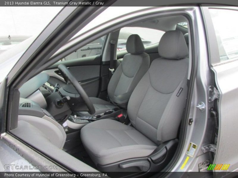Titanium Gray Metallic / Gray 2013 Hyundai Elantra GLS