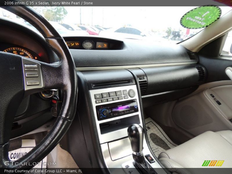 Ivory White Pearl / Stone 2006 Infiniti G 35 x Sedan