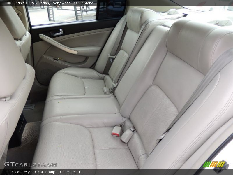 Rear Seat of 2006 G 35 x Sedan