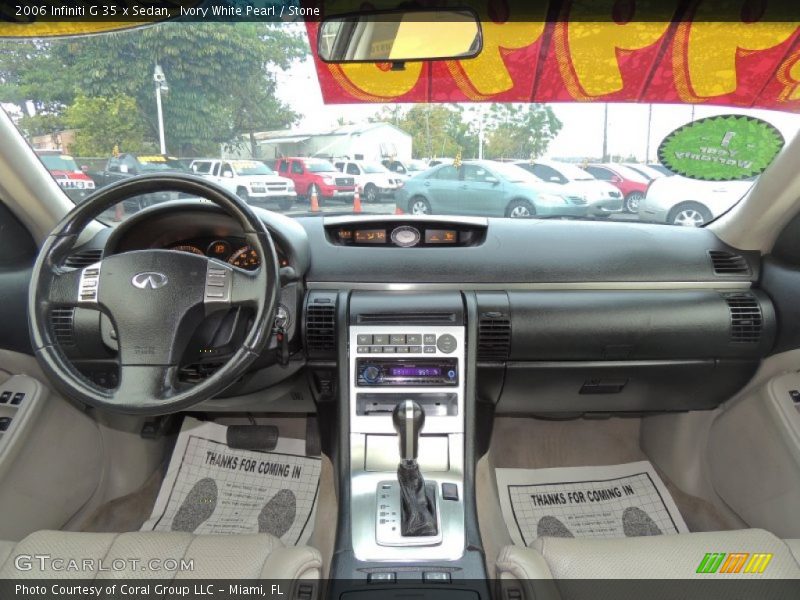 Ivory White Pearl / Stone 2006 Infiniti G 35 x Sedan