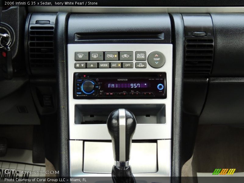 Ivory White Pearl / Stone 2006 Infiniti G 35 x Sedan