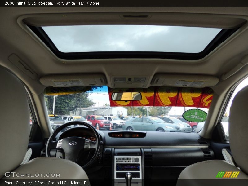 Ivory White Pearl / Stone 2006 Infiniti G 35 x Sedan