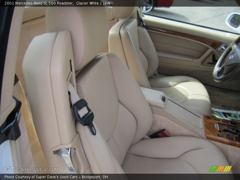 Glacier White / Java 2001 Mercedes-Benz SL 500 Roadster