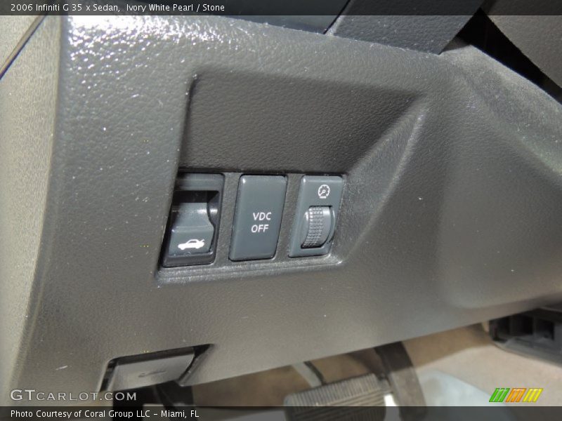 Ivory White Pearl / Stone 2006 Infiniti G 35 x Sedan