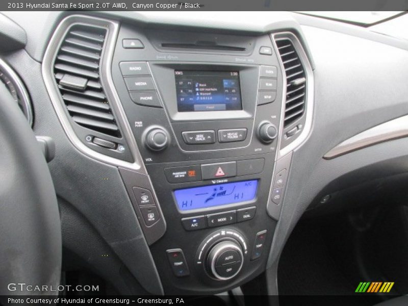 Controls of 2013 Santa Fe Sport 2.0T AWD