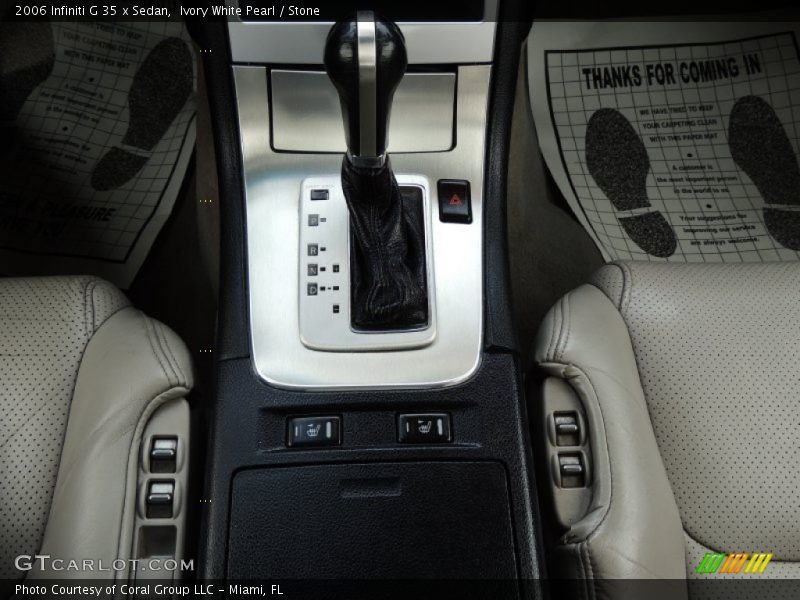 Ivory White Pearl / Stone 2006 Infiniti G 35 x Sedan