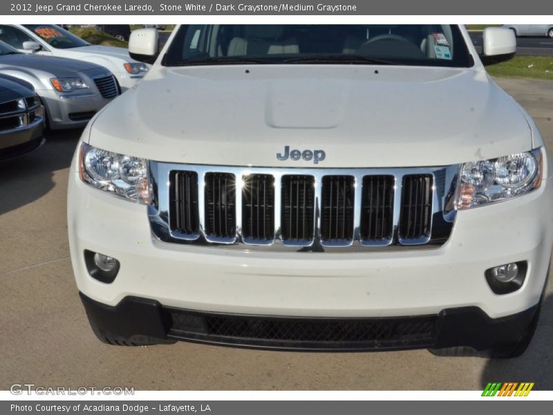 Stone White / Dark Graystone/Medium Graystone 2012 Jeep Grand Cherokee Laredo