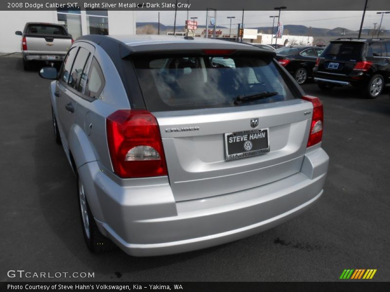 Bright Silver Metallic / Dark Slate Gray 2008 Dodge Caliber SXT