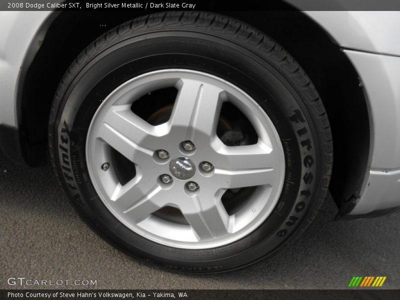 Bright Silver Metallic / Dark Slate Gray 2008 Dodge Caliber SXT