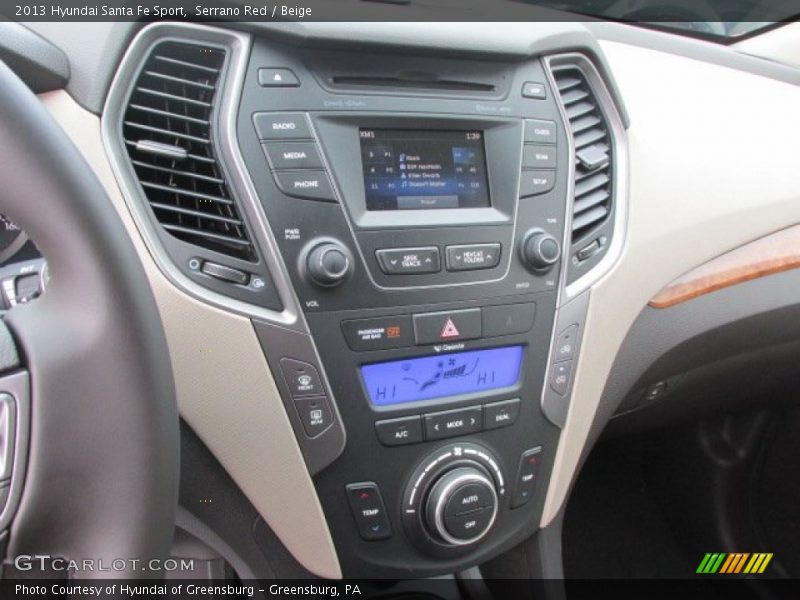 Serrano Red / Beige 2013 Hyundai Santa Fe Sport