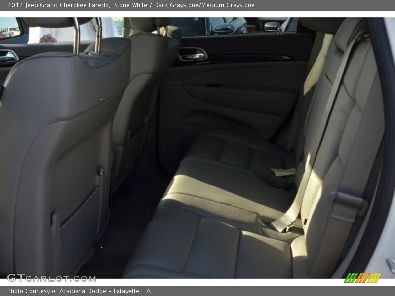 Stone White / Dark Graystone/Medium Graystone 2012 Jeep Grand Cherokee Laredo