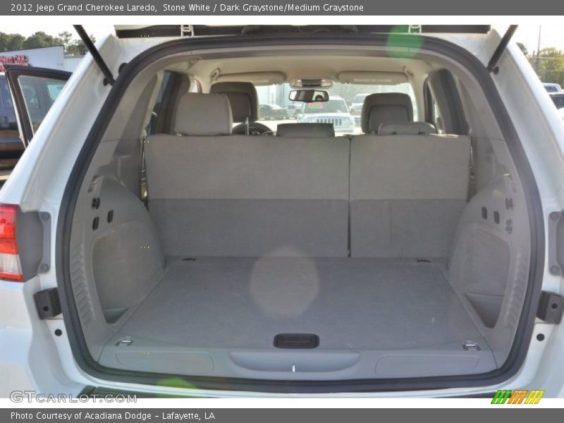 Stone White / Dark Graystone/Medium Graystone 2012 Jeep Grand Cherokee Laredo