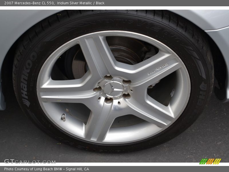 Iridium Silver Metallic / Black 2007 Mercedes-Benz CL 550