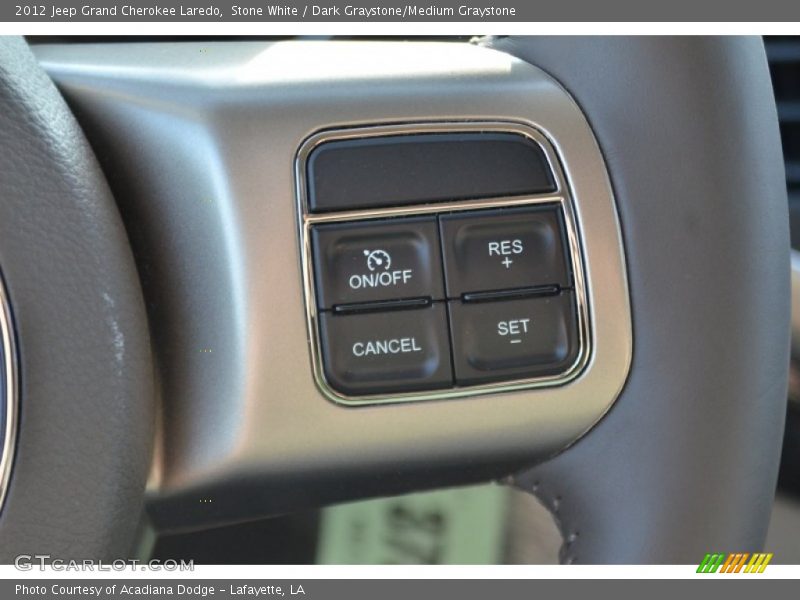 Stone White / Dark Graystone/Medium Graystone 2012 Jeep Grand Cherokee Laredo