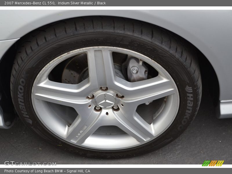 Iridium Silver Metallic / Black 2007 Mercedes-Benz CL 550