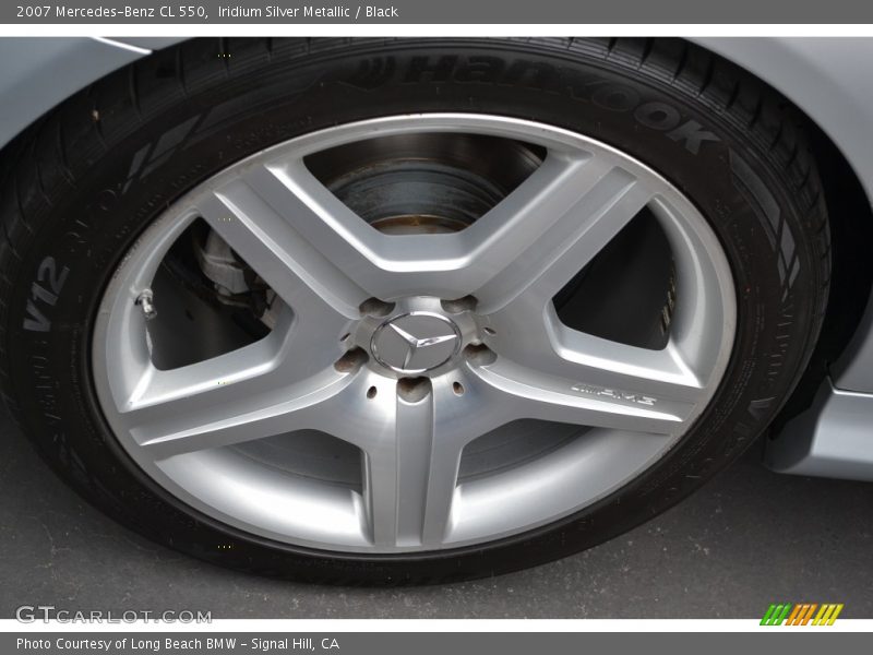 Iridium Silver Metallic / Black 2007 Mercedes-Benz CL 550