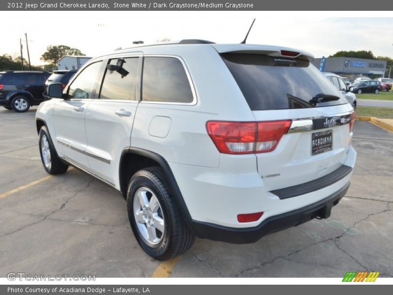 Stone White / Dark Graystone/Medium Graystone 2012 Jeep Grand Cherokee Laredo