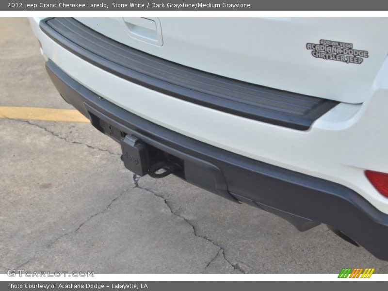 Stone White / Dark Graystone/Medium Graystone 2012 Jeep Grand Cherokee Laredo