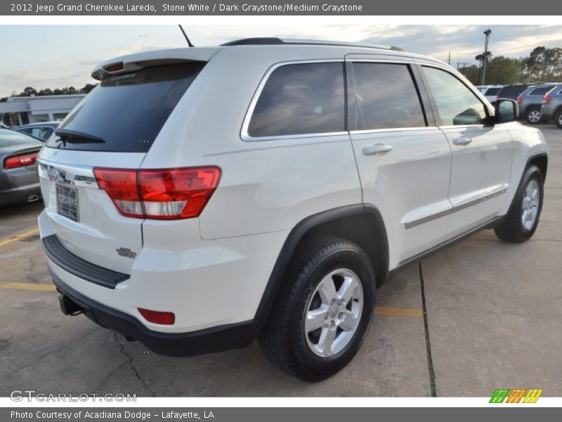 Stone White / Dark Graystone/Medium Graystone 2012 Jeep Grand Cherokee Laredo