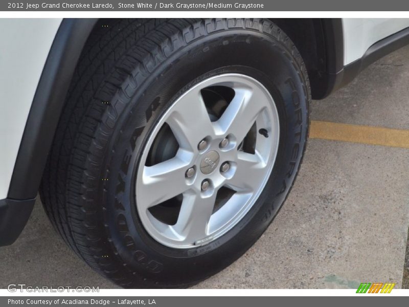 Stone White / Dark Graystone/Medium Graystone 2012 Jeep Grand Cherokee Laredo