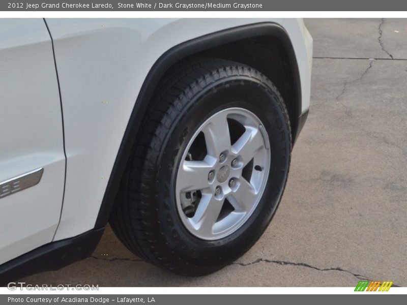 Stone White / Dark Graystone/Medium Graystone 2012 Jeep Grand Cherokee Laredo